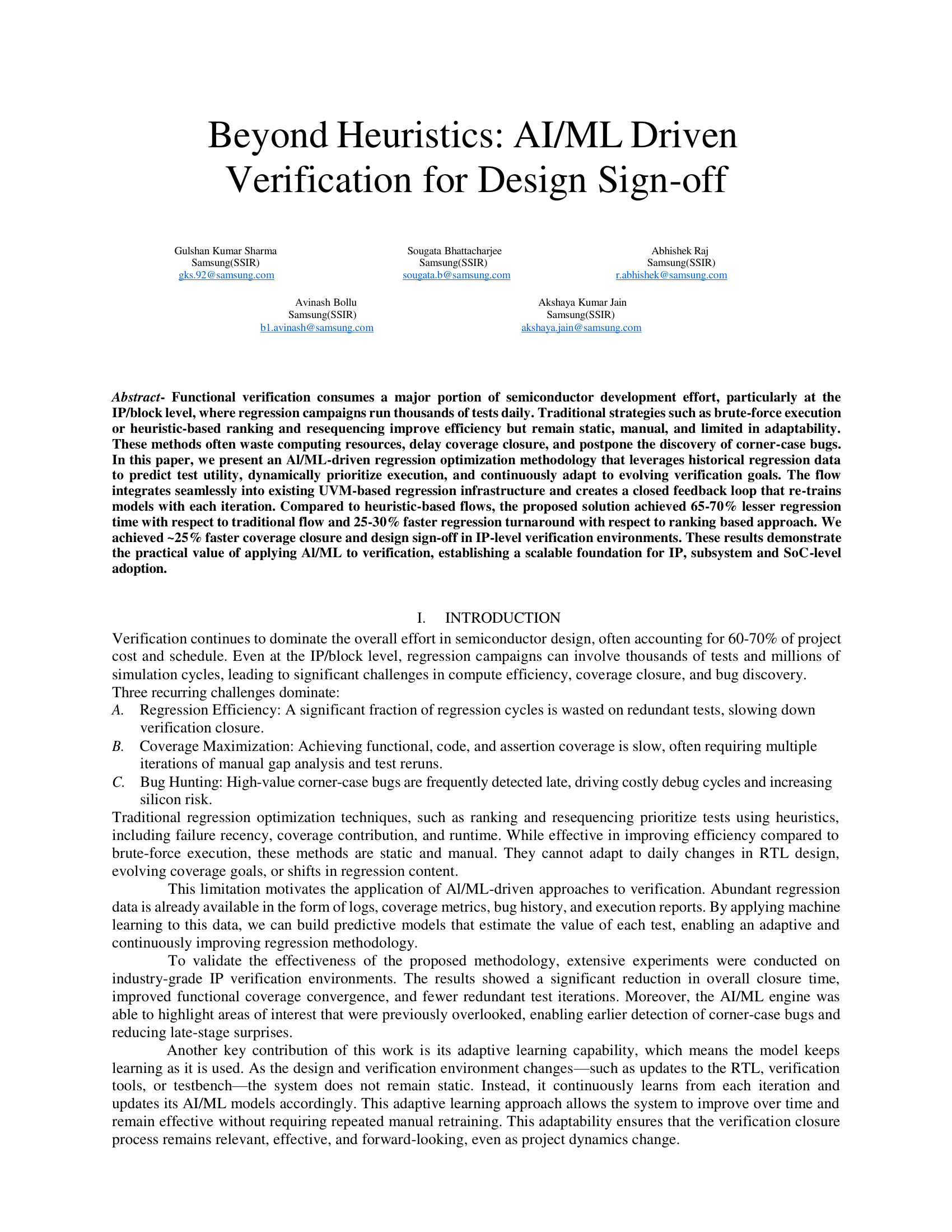 Beyond Heuristics: AI/ML Driven