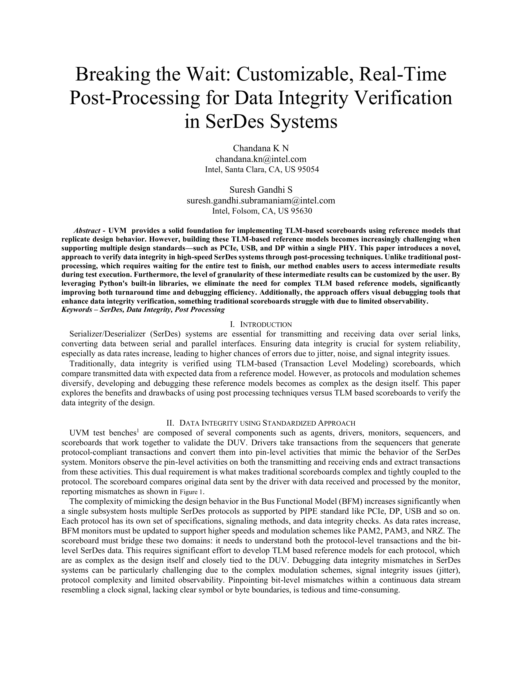 Breaking the Wait: Customizable, Real-Time